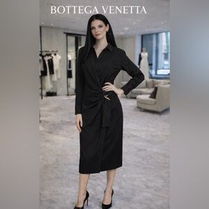 NWT Bottega Veneta Black Dress Size 40/6